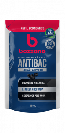 Refil Sabonete Líquido Antibac Carvão Ativado 200ml